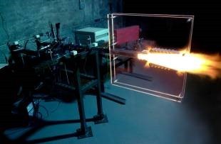 Pulse detonation engines on display in action