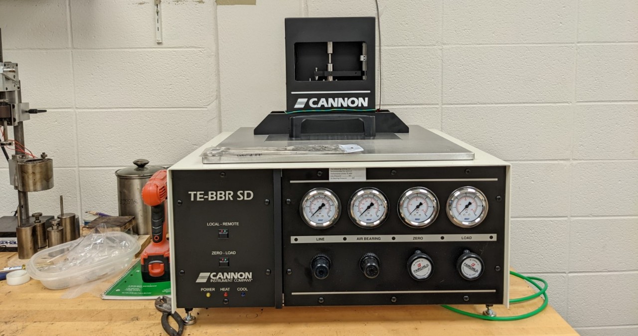 Image of infrastructure material testing facilities at the Center for Smart, Sustainable, and Resilient Infrastructure