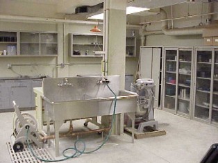 construction materials lab interior