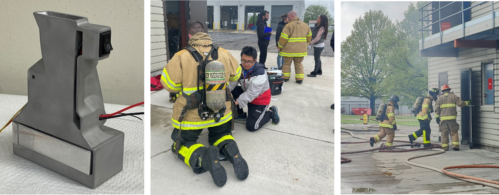 Picture of firefighter equipment