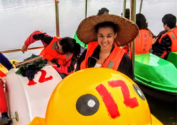 Natasha Sutton, environmental engineering class of 2019, on her first co-op in China