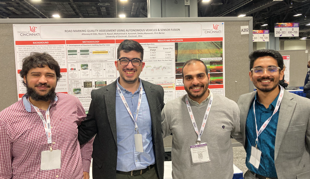 Image of students gaining professional development through the Center for Smart, Sustainable, and Resilient Infrastructure