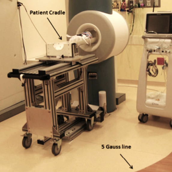 Diagram of an MRI for babies