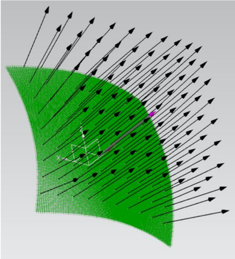 Bi-cubic bezier surface with normal all over the surface